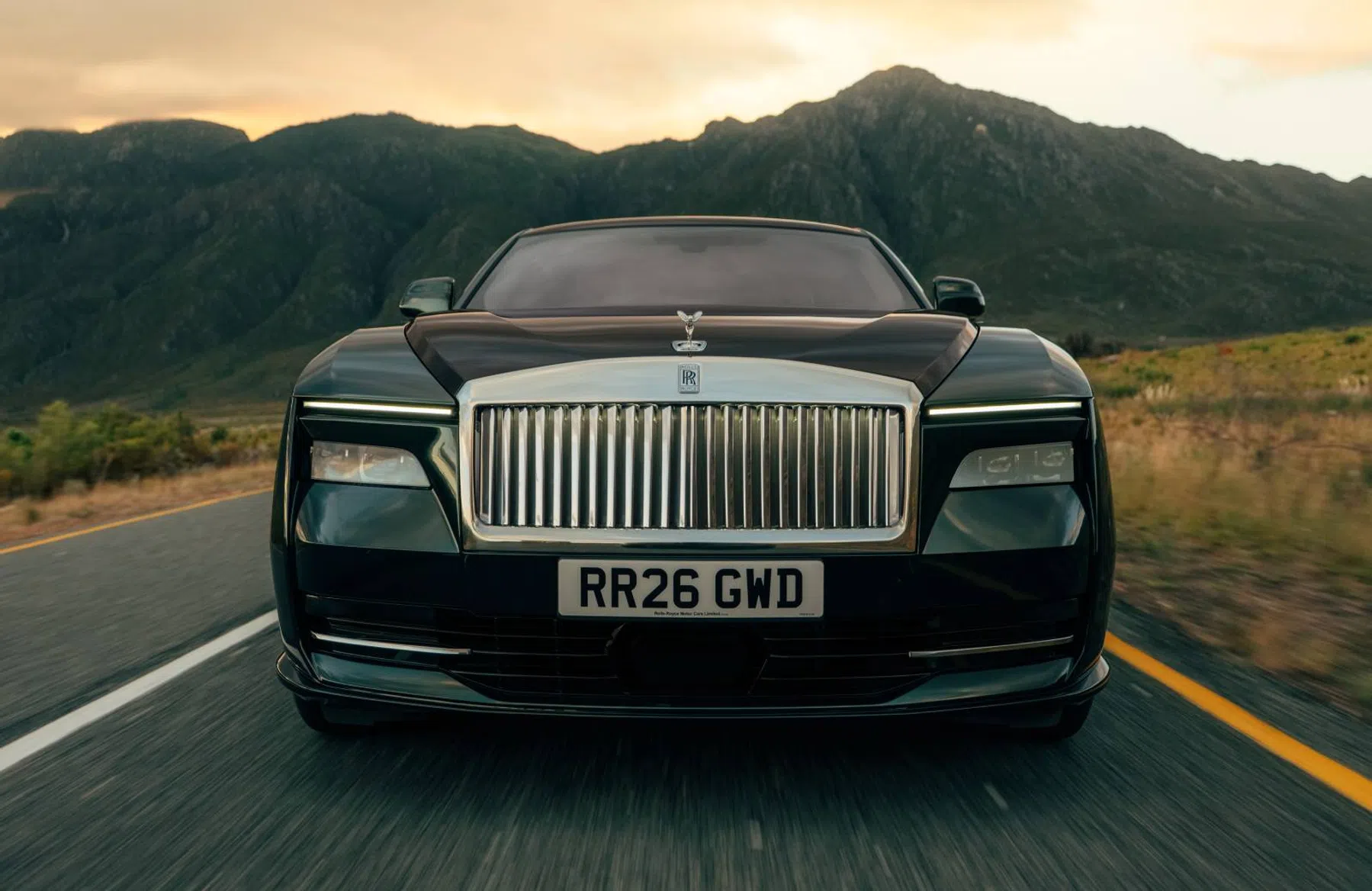 Rolls-Royce Spectre series ii rijder voor
